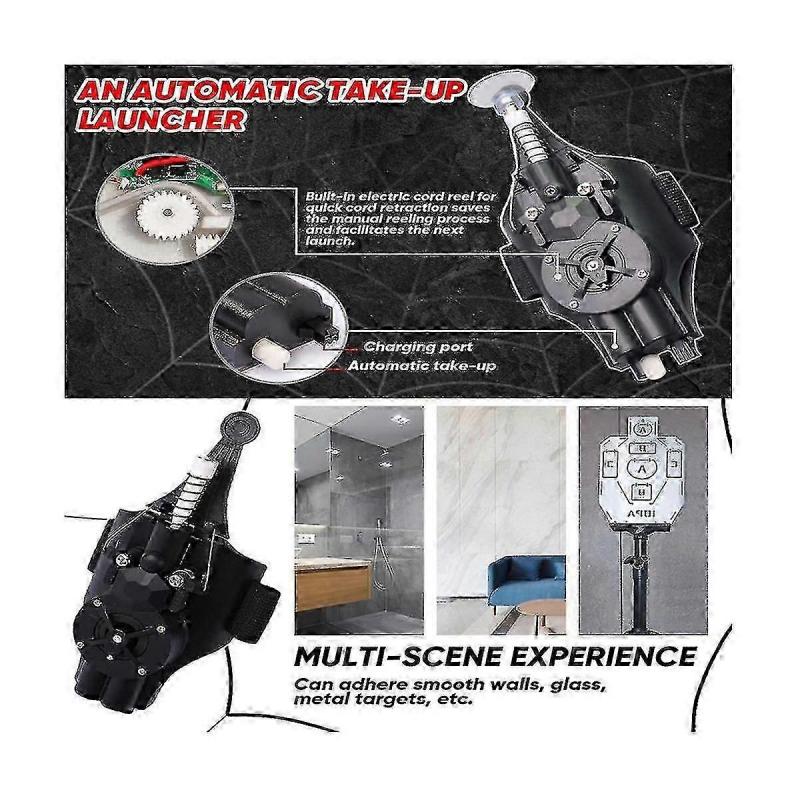 Spinnenseide Werfer Netzwerfer Handgelenk Werfer Spielzeug Werfer Cosplay Gerät Spielzeug für Kinder Geschenk