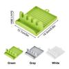 Desktop 4-Slot Paint Brush Holder Lightweight Plastic Art Organizer for Watercolor, Acrylic, Oil Painting Space-Saving