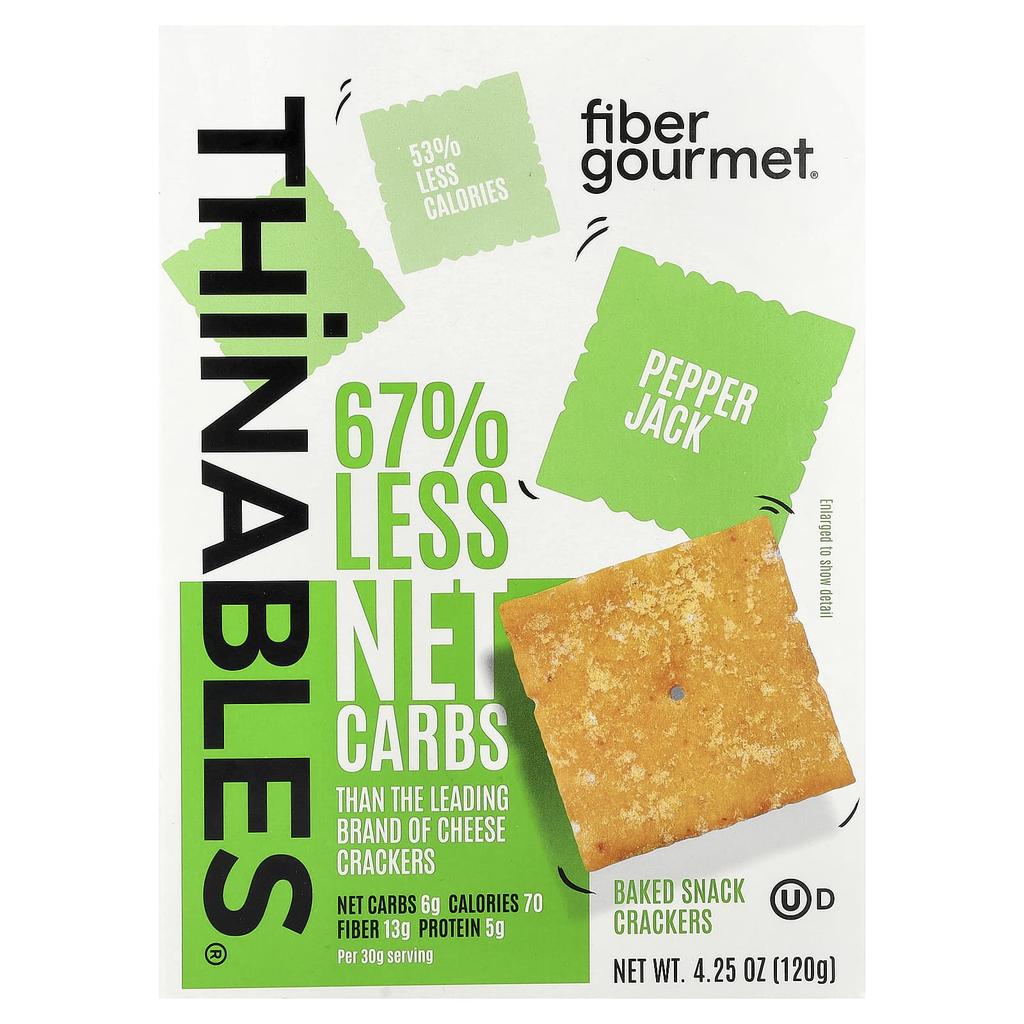 Fiber Gourmet, Thinables®, Pepper Jack, 4.25 oz (120 g)