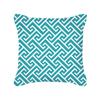 Furniture Life Peach Skin Velvet Pillow Cover Nordic Style Geometric Pattern Office Sofa Cushion Cover