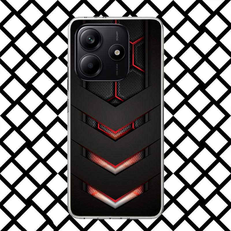 Hacker Creative Mecha Phone Case for Xiaomi Redmi Note 15 14 14S 13 12 12S 11 Pro Plus 11E 11T 11S 10S 5G Soft Cover Fundas Redm