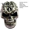 Halloween Car Interior Decoration Skull Air Vent Clip, Retro Alloy Dashboard Decorative Accessories Trim Funny Head Auto Personalized Gift for Lovers