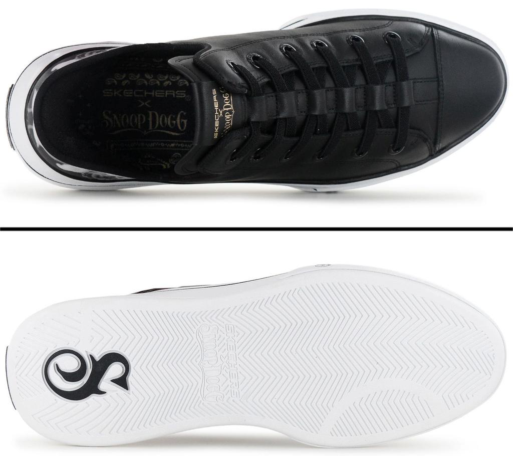 Skechers x Snoop Dogg - Slip-ins One OG - Herren Sneakers Schuhe Schwarz 251016-BKW ORIGINAL