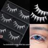 M331 White Comic Anime Character False Eyelashes for Stage and Cosplay