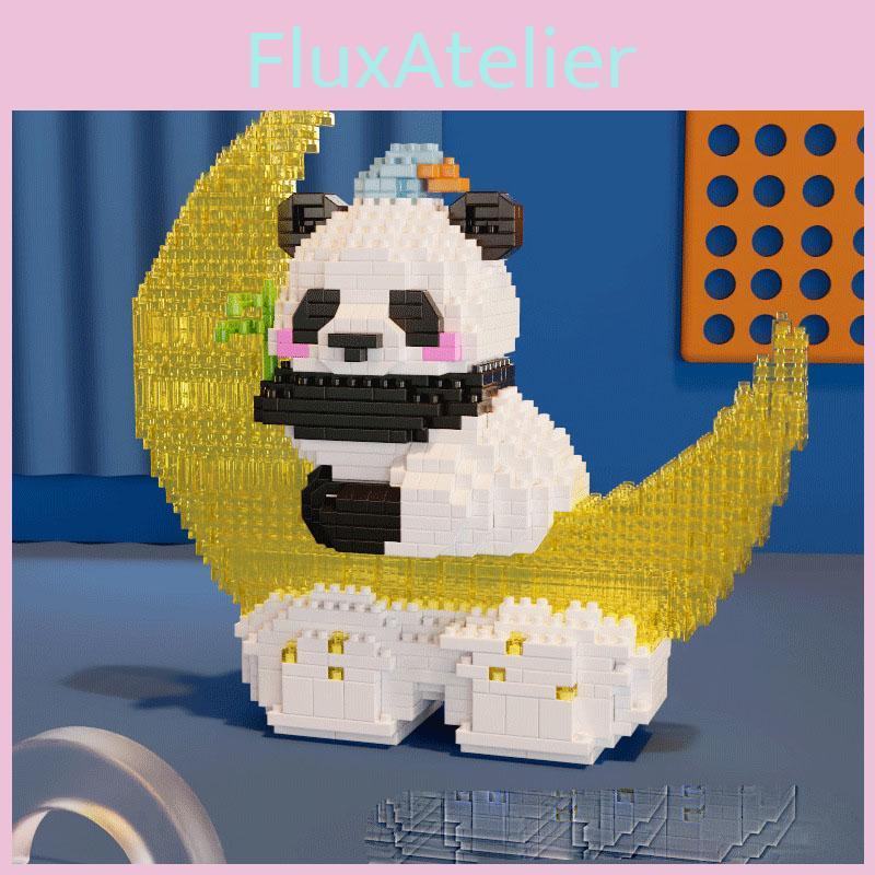 Panda Building Blocks Toy Creative Birthday Gift For Boyfriend/girlfriend Made Of Plastic/abs Material Includes 800+ Diamond-like Pieces