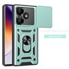 For Xiaomi Poco F6 Case Poco F6 Cover poco f6 Magnetic Ring Holder Armor Phone Case Slide Camera Protect Back Cover