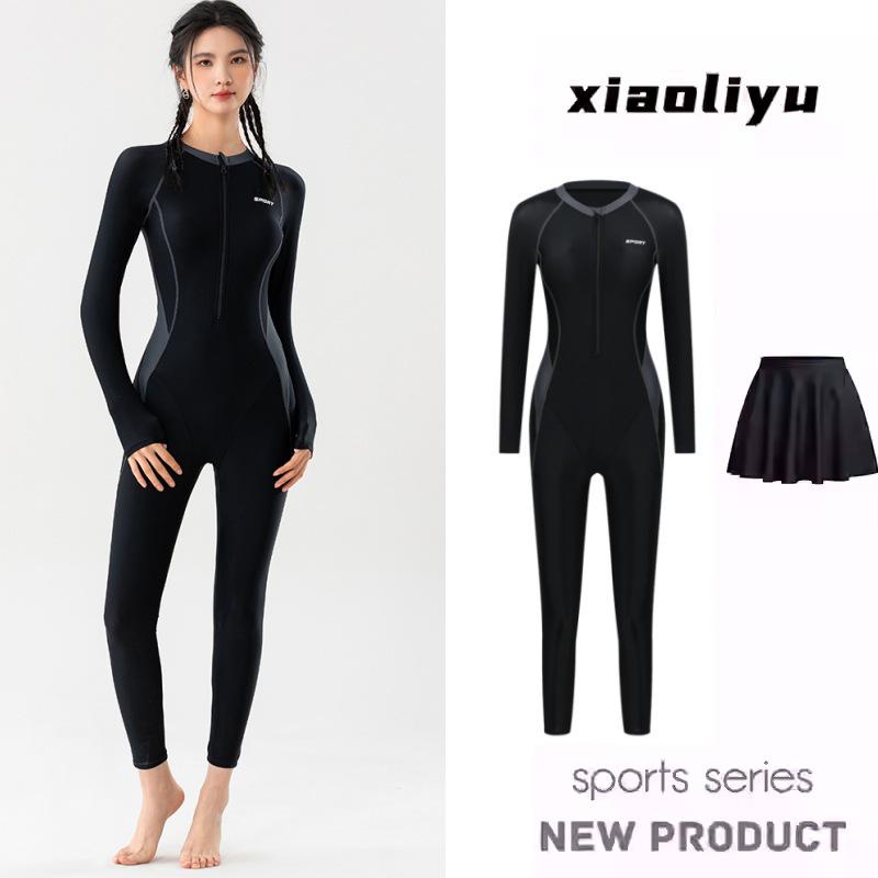 Women's Long Sleeve Full-Body Quick-Dry Sun Protection Diving & Surfing Suit