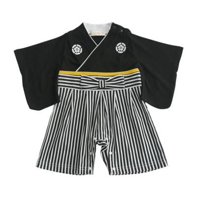 Aenak Hakama 80cm Romper, Black,