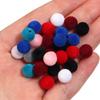 100pcs 8/10mm Velvet Surface Resin Beads Deep Color Round Ball Beads For Jewelry Making DIY Necklace Bracelets Earrings Supplies