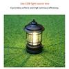 Hanging Rechargeable LED Camping Lantern, (Black)