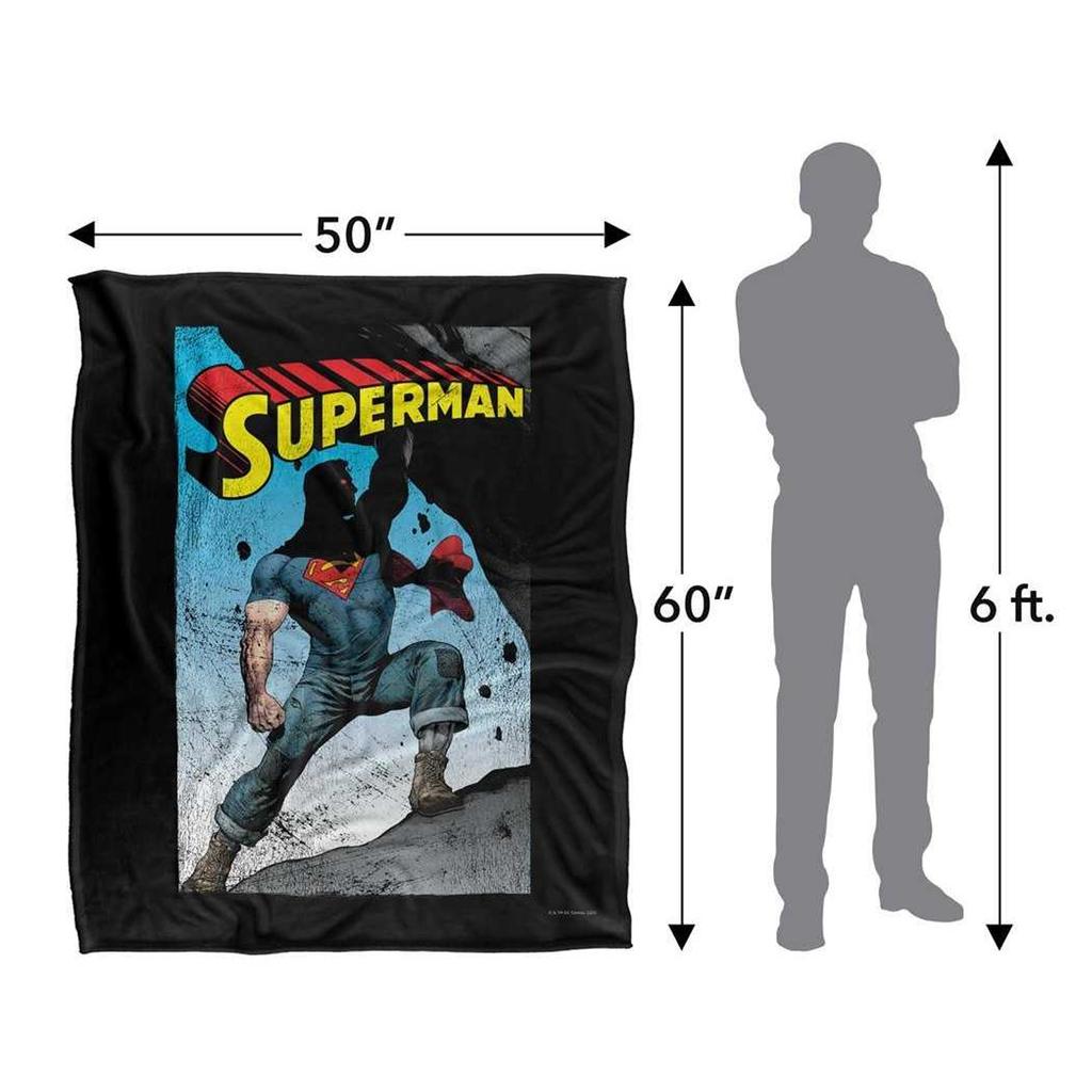 Superman Alternate Silky Supersoft Blanket