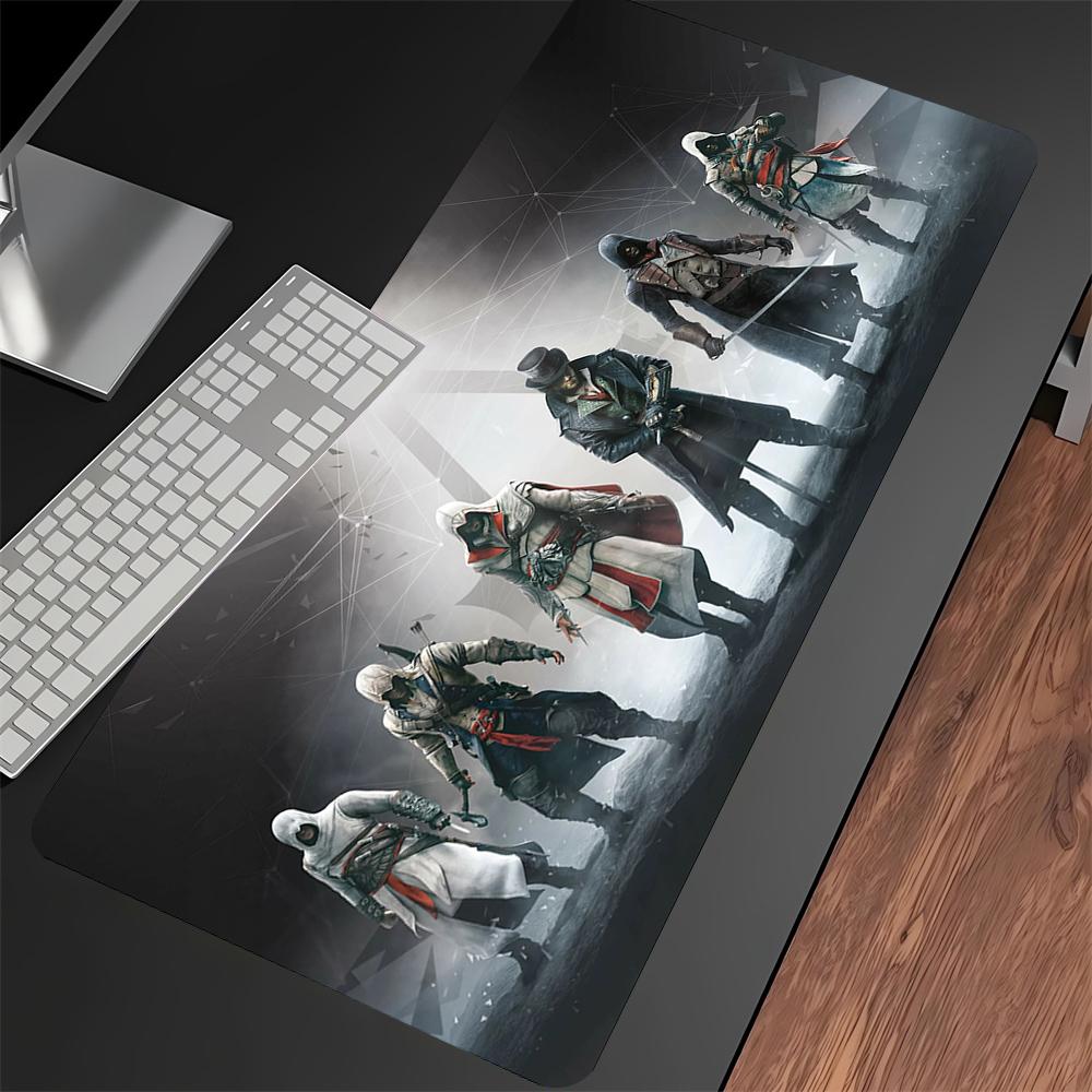 Game Assassin S Creed Mouse Pad Cartoon Lockedge Large Gaming Pad Computer Gamer Keyboard Mat Nonslip Mousepad PC Big Desk Mats