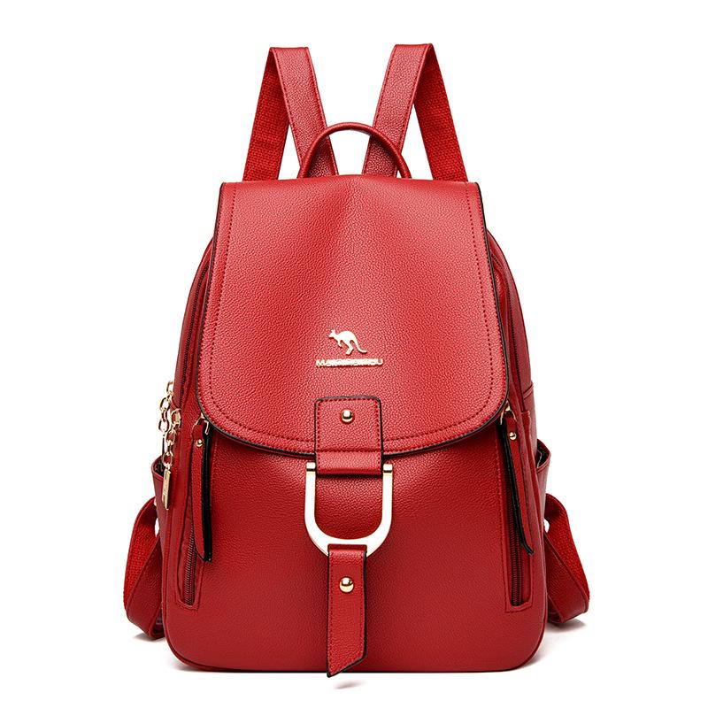 Women's Korean Style Casual Backpack - Simple, Fashionable, Versatile, Large Capacity for Travel and Commuting