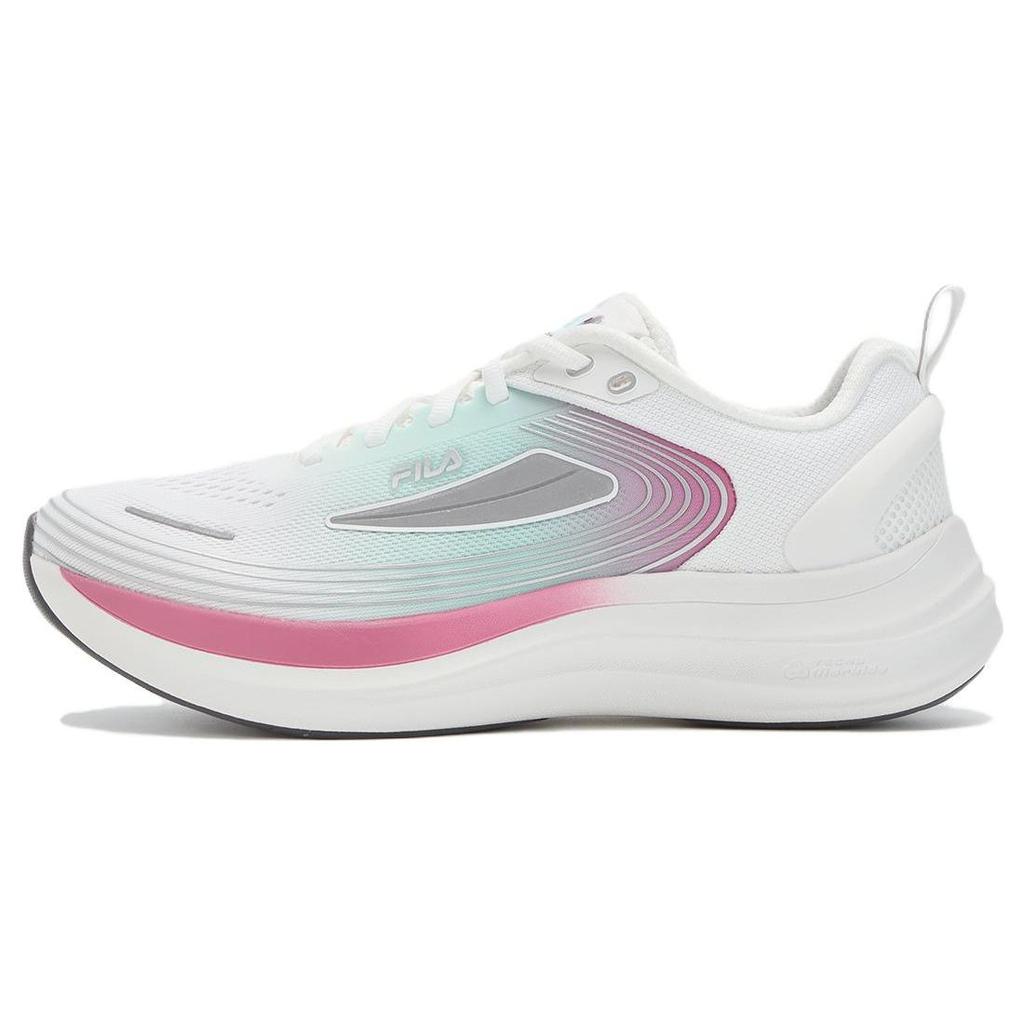 FILA Nuvole Evo Comfortable Low-Top Casual Running Shoes Women sneaker White Aqua Pink A12W331112FBW