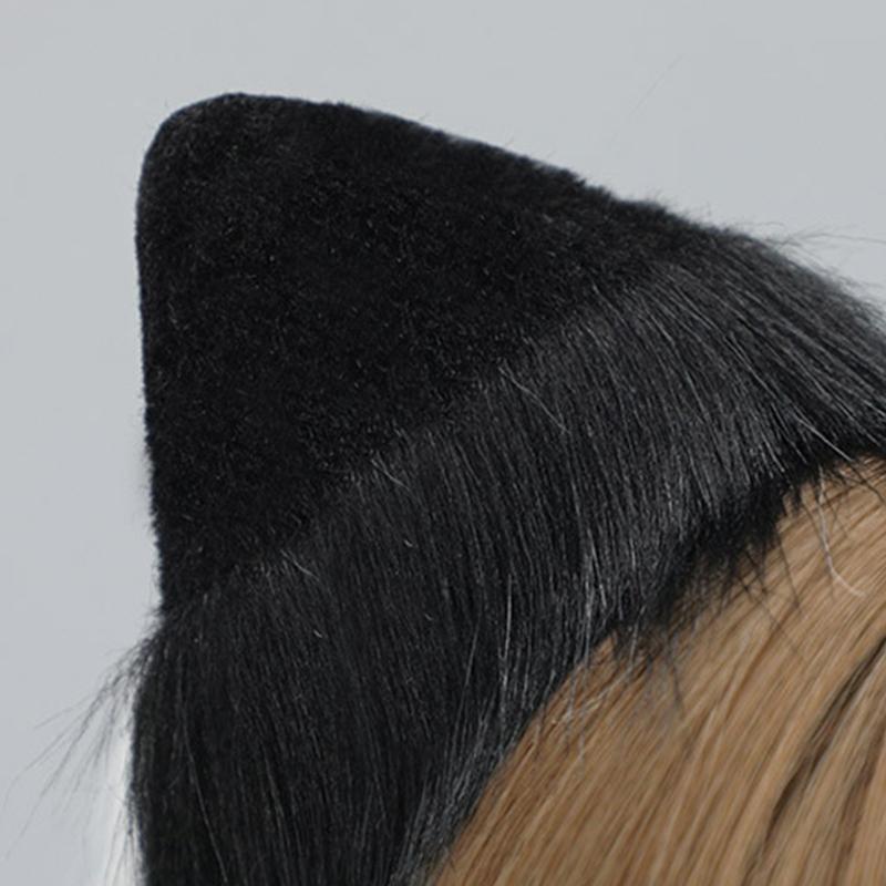 Animal Cosplays Headband Furry Ears Hair Accessories Hair Clip for Women Girls