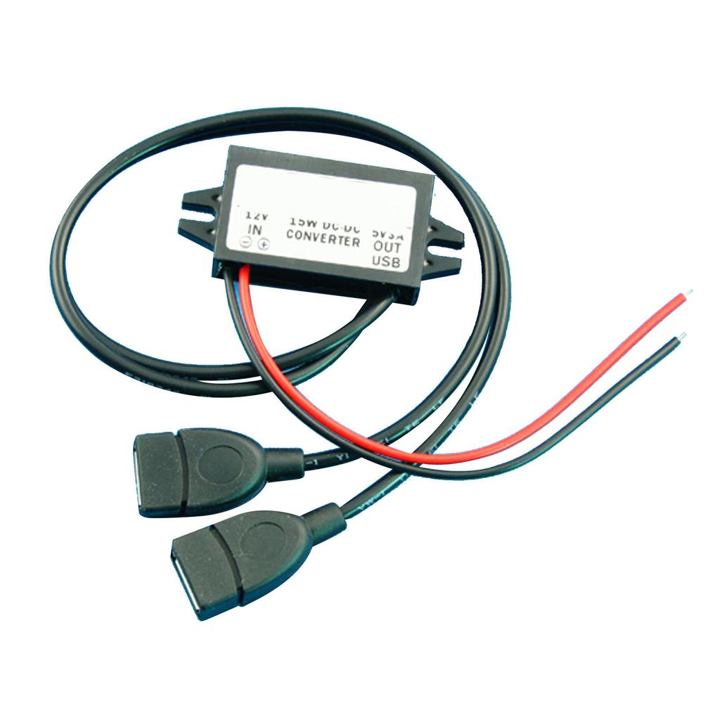 DC To DC Buck Converter Module 12V To 5V Power Adapter Reduced Voltage Regulator Dual USB Output