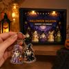 Acrylic Halloween Countdown Box - Surprise Toys with Light-Up Display, 3 Rare Collectible Variants