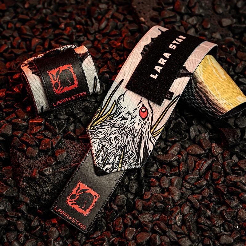 Chinese Zodiac Fitness Wristbands Weightlifting Wrist Strap Booster Belt Pressurized Sports Protection Bench Press Wrist Guard