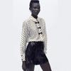 Women's Polka Dot Shirt with Bow - Spring/Summer 2025 Collection: Sweet, Versatile Drape, and Simple Design.