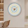 Bagua Clock Wall Clock Living Room Silent Clock Modern Creative Wall Hanging Simple Minimalist Wall Clock Quartz Clock