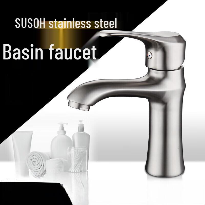 TLXT 304 Stainless Steel Hot & Cold Basin Faucet