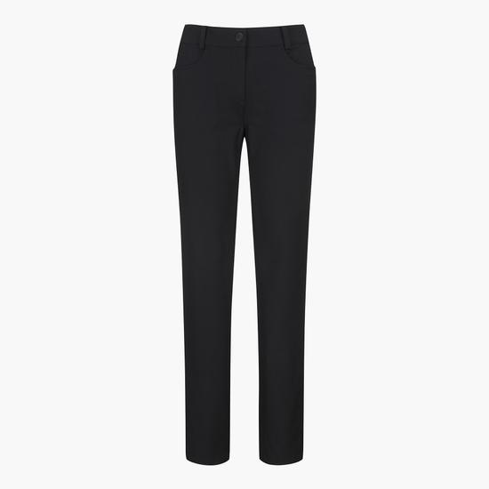 LECOQ GOLF Women'S Back Waist Textured Slim Straight Pants (Gp122Lpt31)