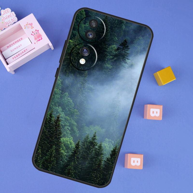 Forest Cloud Pattern Case For Honor 400 Pro 200 70 90 Lite X9a X9b X9c X9d X8b X8c Win RT Magic 8 5 6 7 Pro Cover