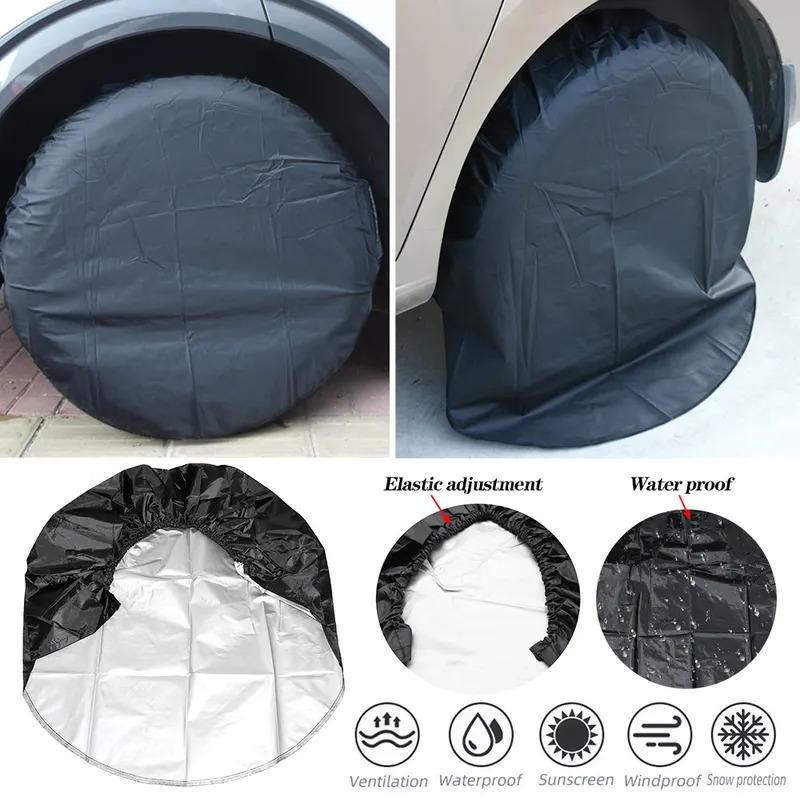 4PCS 27-32 Inch Car Tire Storage Bag Covers for RV Truck