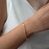 Initial Birthstone Bracelet Personalized Bracelet Letter Bracelet Birthstone Bracelet Minimalist Mothers day gift