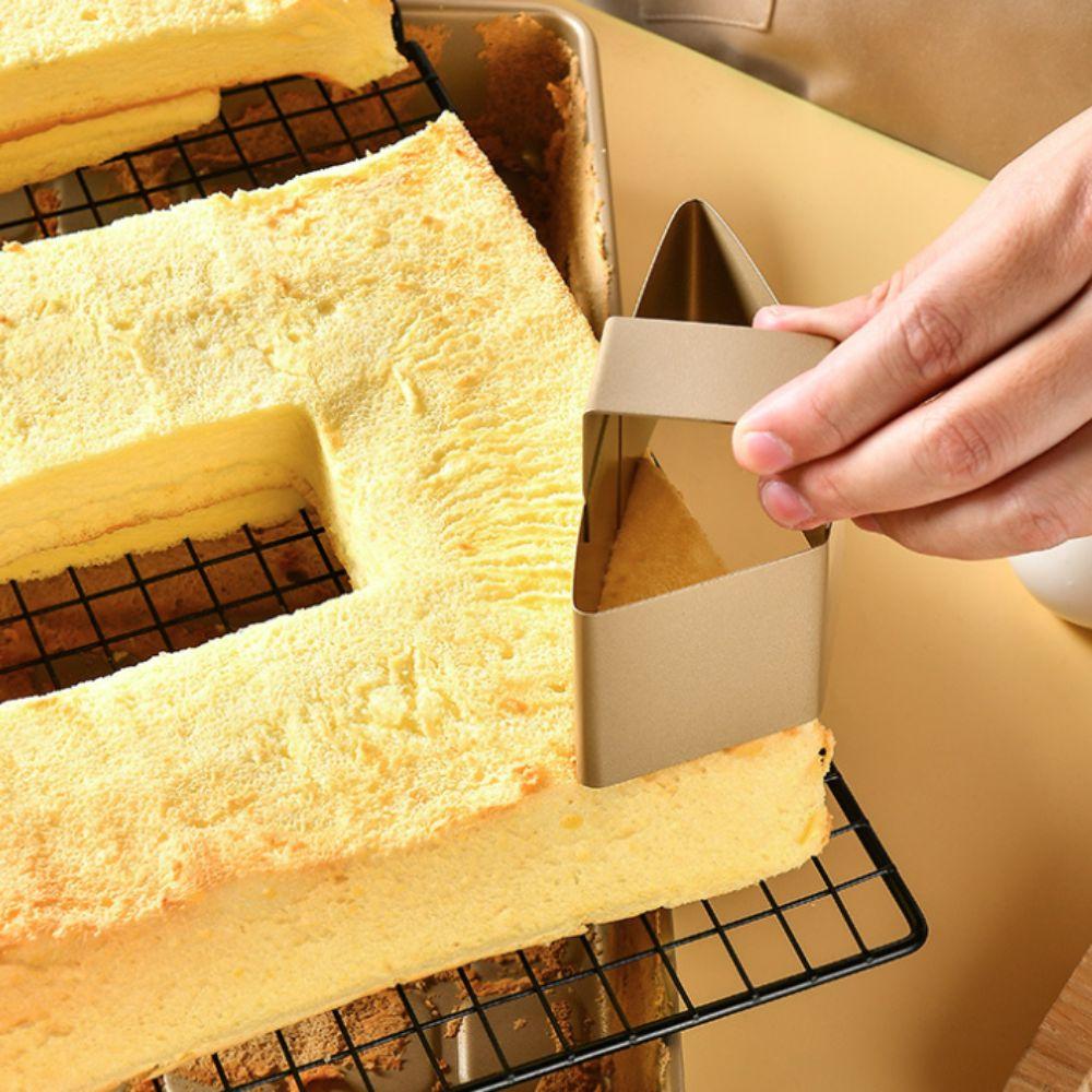 10pcs Carbon Steel Bread Mold Non-stick Baking Tray Multifunctional Alphabet Number Baking Pan Oven