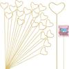 20/40Pcs Floral Card Holder Picks Metal Wire Place Card Holder Picture Holders Photo Stick Clip Floral Picks para festa de casamento