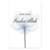 Islamic Gray Wall Art Poster Flower Dandelion Muslim Artwork Canvas Painting Prints Pictures for Interior Living Room Home Decor