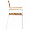 Garden Chair 6 pcs Solid Acacia Wood and Stainless Steel