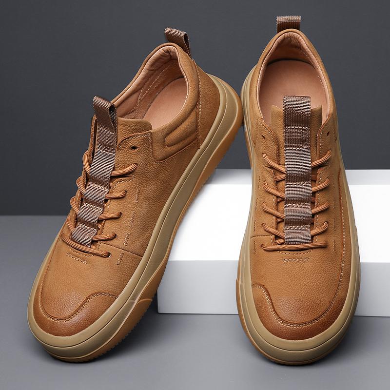 Fashion Luxury Brand Designer Italian Men's Shoes Genuine Leather Handmade Business Casual Shoes High Quality Breathable Sneaker