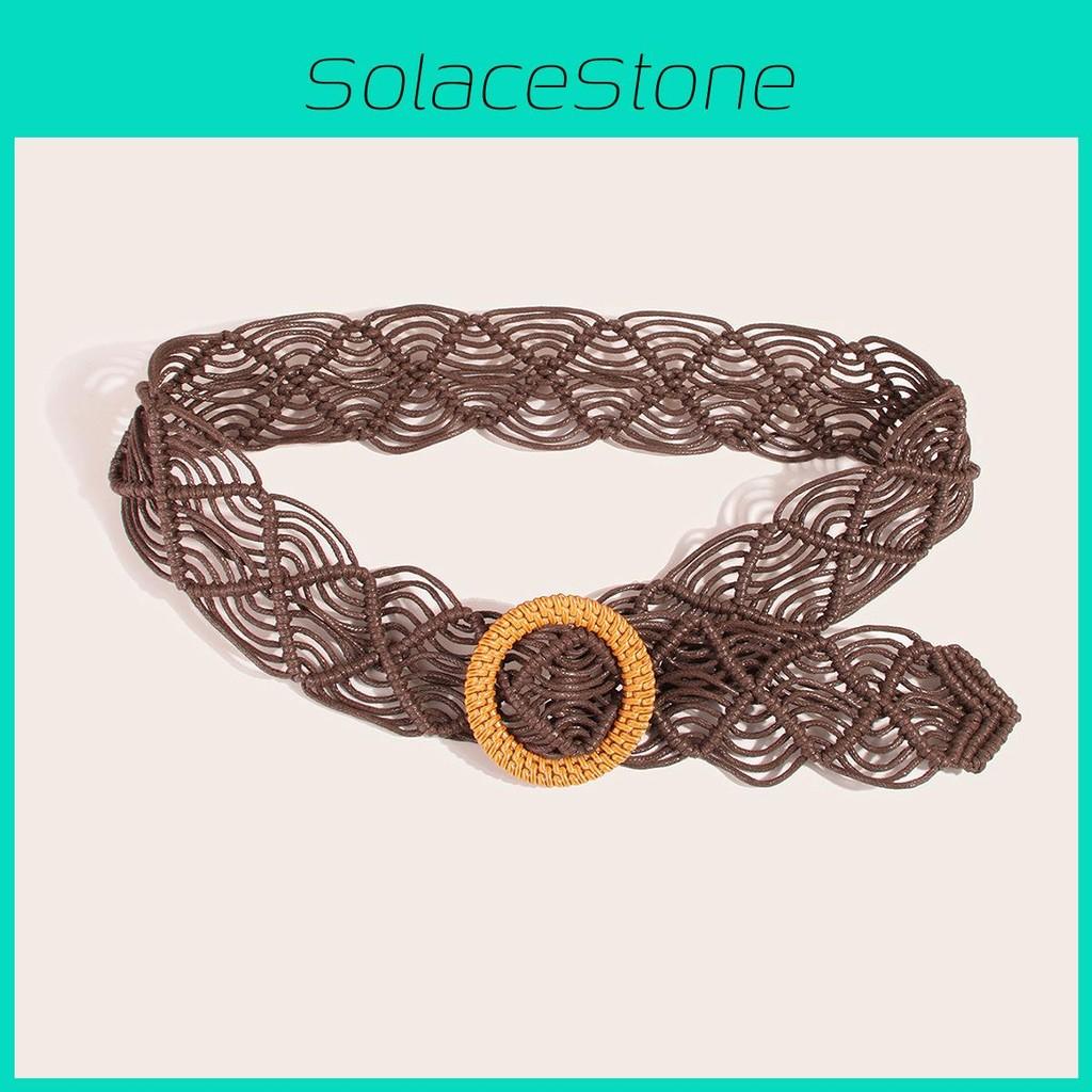 Woven Vintage Waist Belt For Women With Handmade Rope Craft For Summer And Outfits Winter