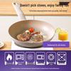 Dibolong 24cm Zircon White Non-Stick Frying Pan