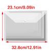 Secure Snap Closure Plastic Document Holders A4 Size Waterproof File Folders Document Wallet For School Office Use