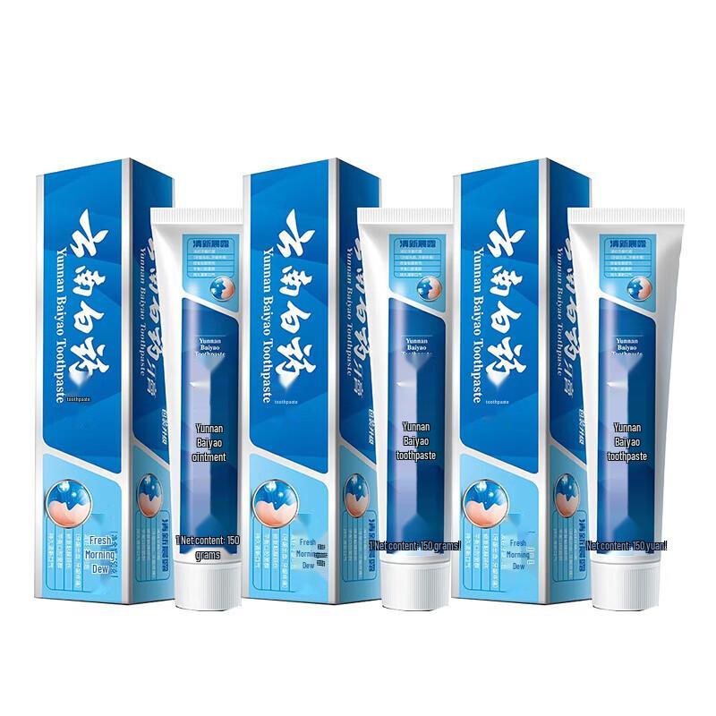 Yunnan Baiyao Fresh Morning Dew Dual-Effect Toothpaste