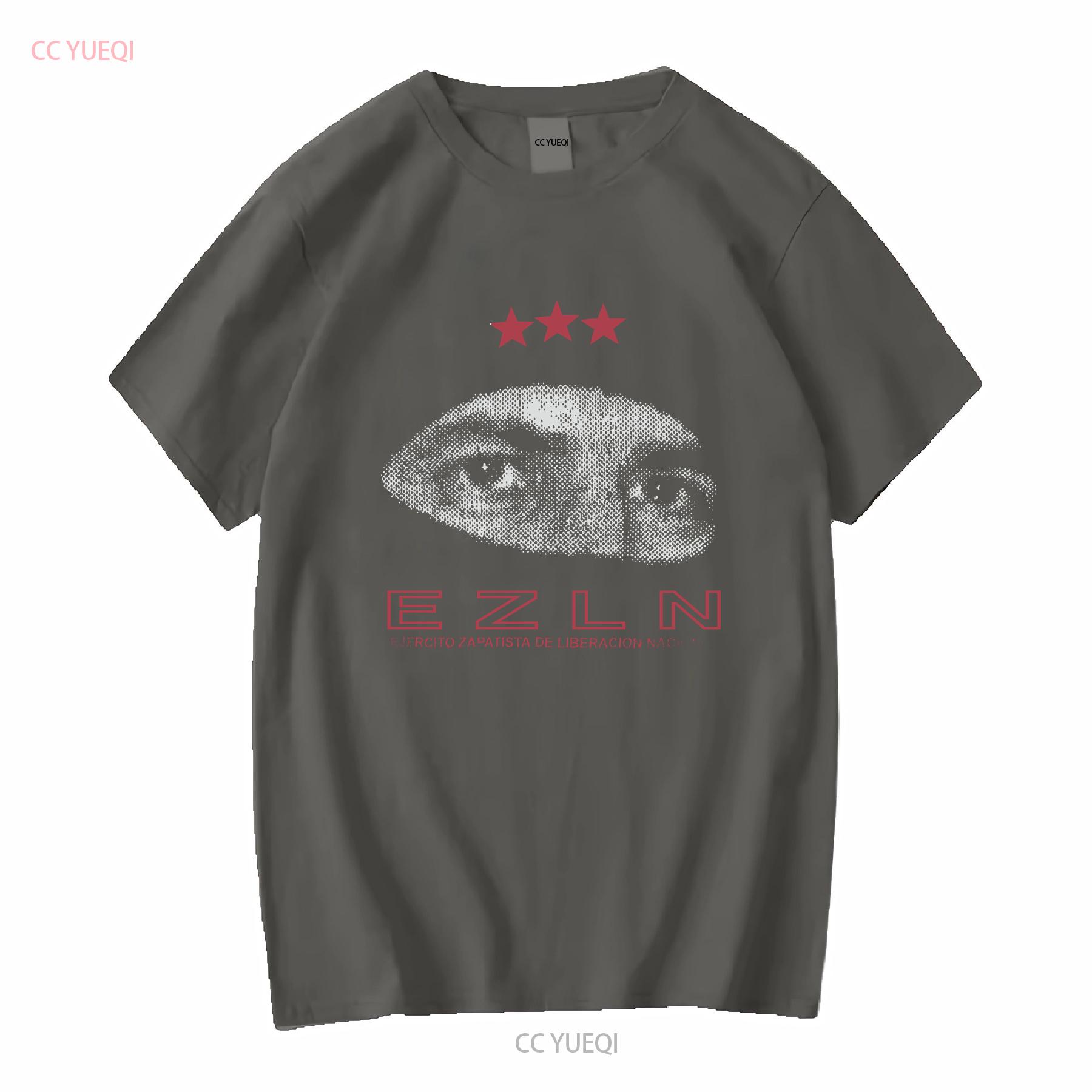 

New Rare EZLN Himno Zapatista Mexicanos No Latinos Comandante Marcos Emiliano Zapata Retro T Shirt Doublesided Vintage Style XL