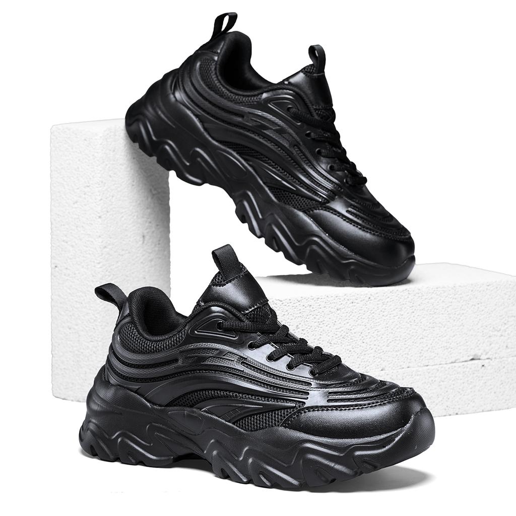TUINANLE New Arrival: Stylish, Versatile Couple's Sneakers – Dad Shoes, Plus Sizes, Comfortable, Thick-Soled Sneakers, Sizes 35–46