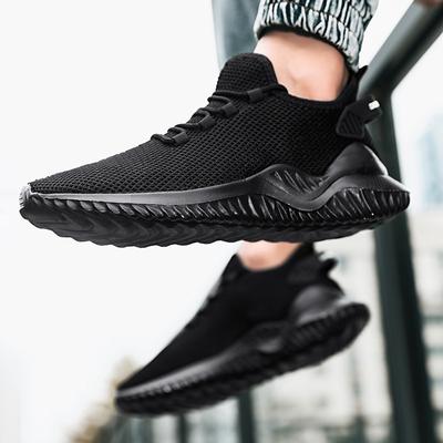 2021 New Large Size Shoes Fashion Korean Version Light Breathable Men's Shoes Mesh Youth Sports Shoes Running Shoes Men