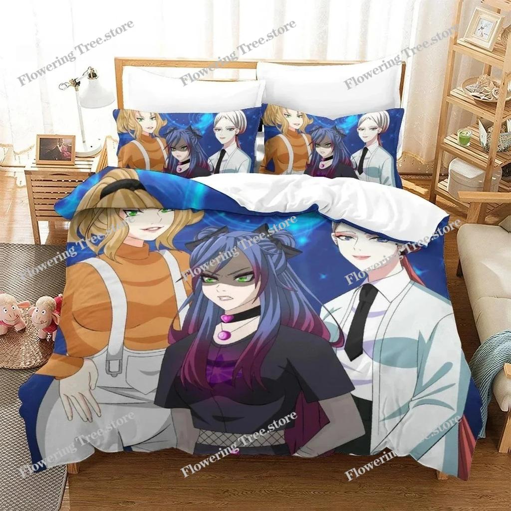 Hypnosis Mic Division Rap Battle Rhyme Anima Bedding Set Single Twin Full Queen King Size Bed Set Kid Bedroom Duvet cover Sets