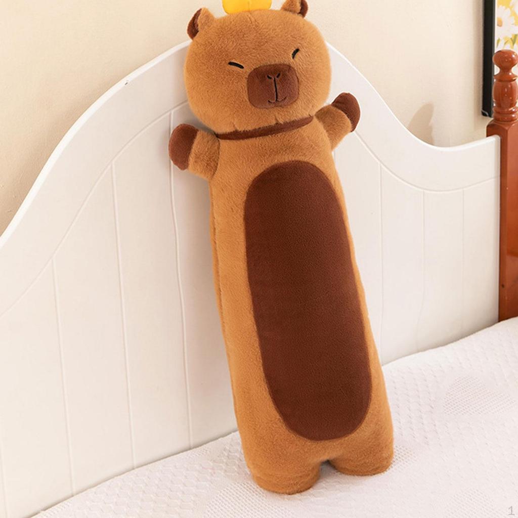 Capybara-Körper, Plüschtier, weiche Puppe, Sammlerstück, langes Kissen für Erwachsene