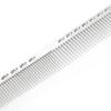 2pcs Set Hair Comb Space Aluminum Stainless Steel Anti static Sparse Haircut Comb Beauty Tool