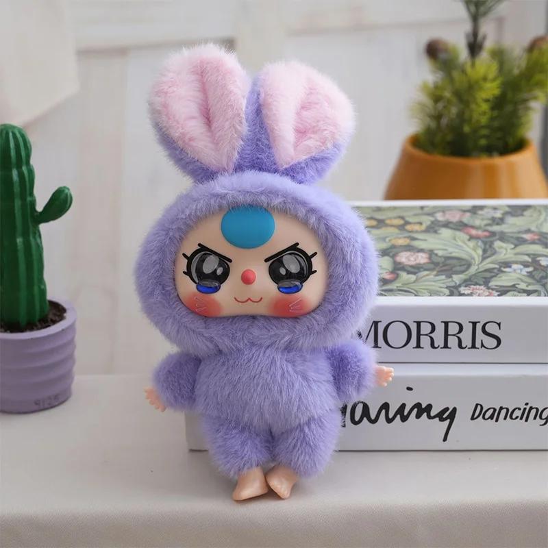 

18/20cm Cartoon Elf Three Years Plush Playthings Cute Anime Rabbit Pendants Soft StuffedDoll Keychain Bag Decoration Children Birthday Gift Idea