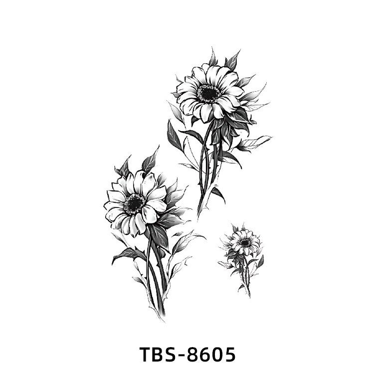 Realistiska Djurtotem Tatuering Klistermärken: Drake, Fenix, Tiger, Varg