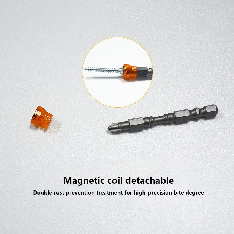 5/10Pcs Screwdriver Drill Bit With Magnetic Bit Bit 1/4 Inch 6.35Mm Hex Handle Electric Drill Tool Attachment Single Head