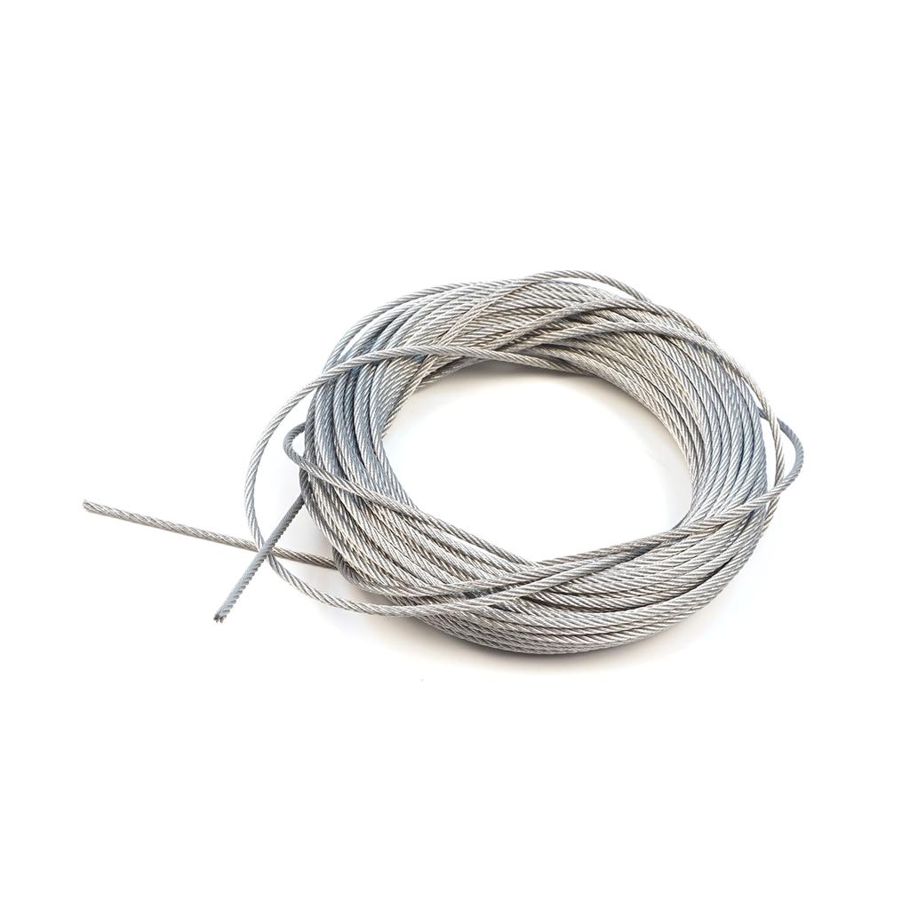 EWR5473-1 Window Regulator Repair Cable Steel Wire Rope 7x7 Diameter: 1.6 Mm Length : 10 Meter for Car Window Regulator