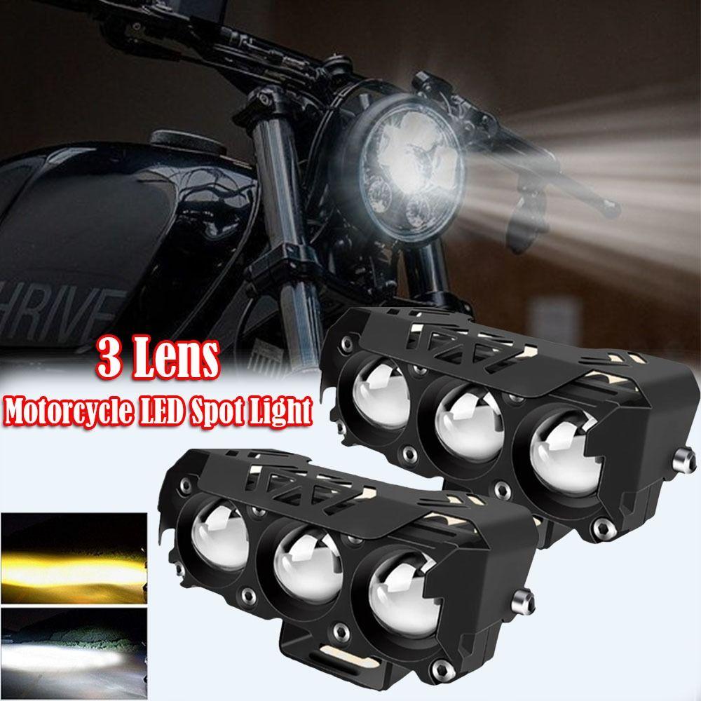 Super Bright Hi/Low Beam Fog Lamps Dual Color Driving Light  for Car Trucks SUV UTV