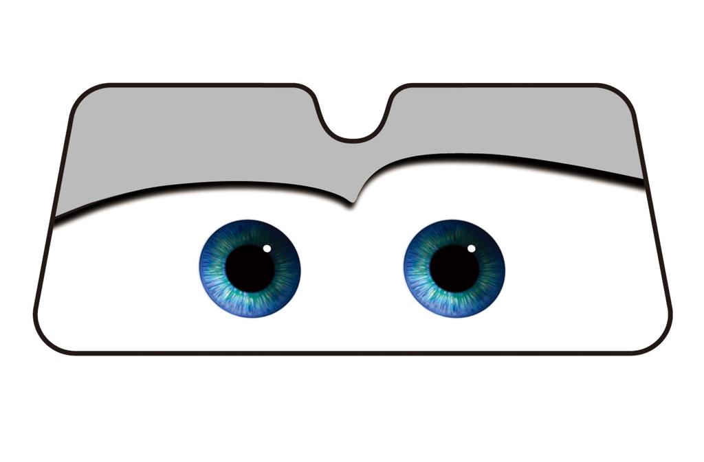 Napolex Disney Cars Car Sunshade for Front No Suction Cups Compatible with Light Blocks Intense Car Accessories DC-92 Use, Required, 1300x550mm, Gray,